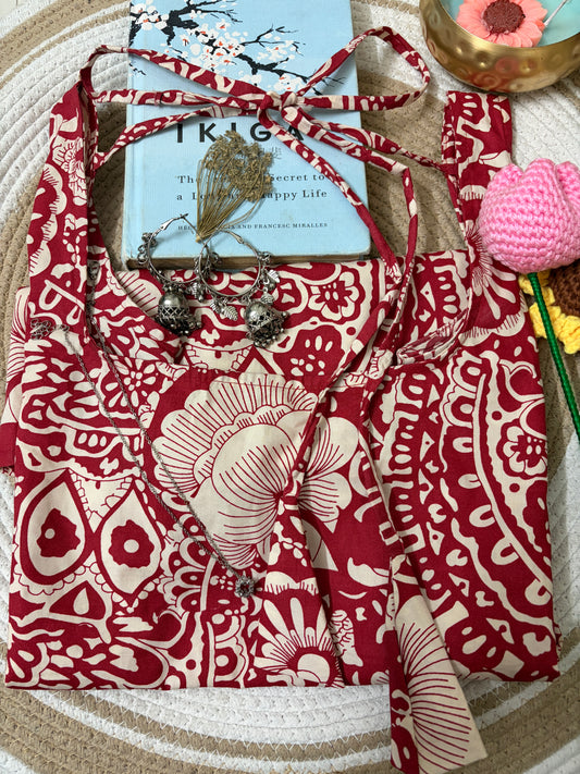 Aditi Backless Short Kurti