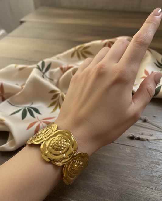 Flower Petals Cuff