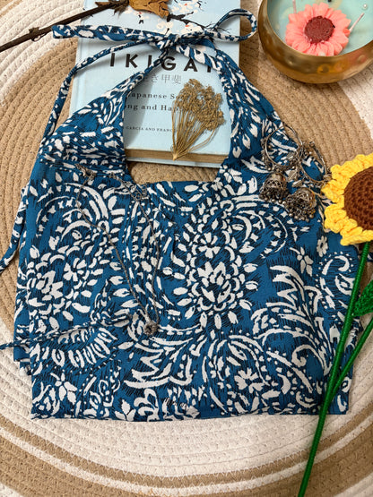 Tara Halterneck Short Kurti