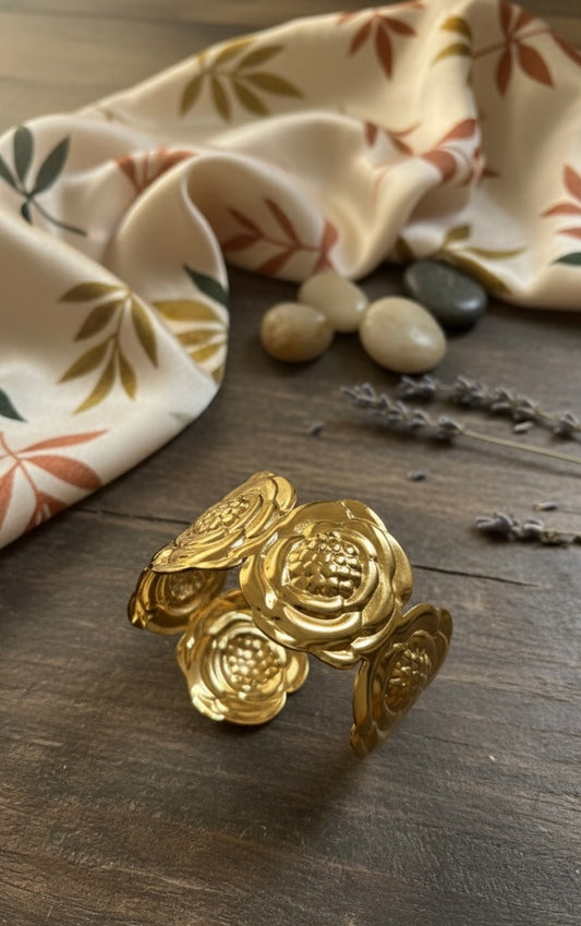Flower Petals Cuff